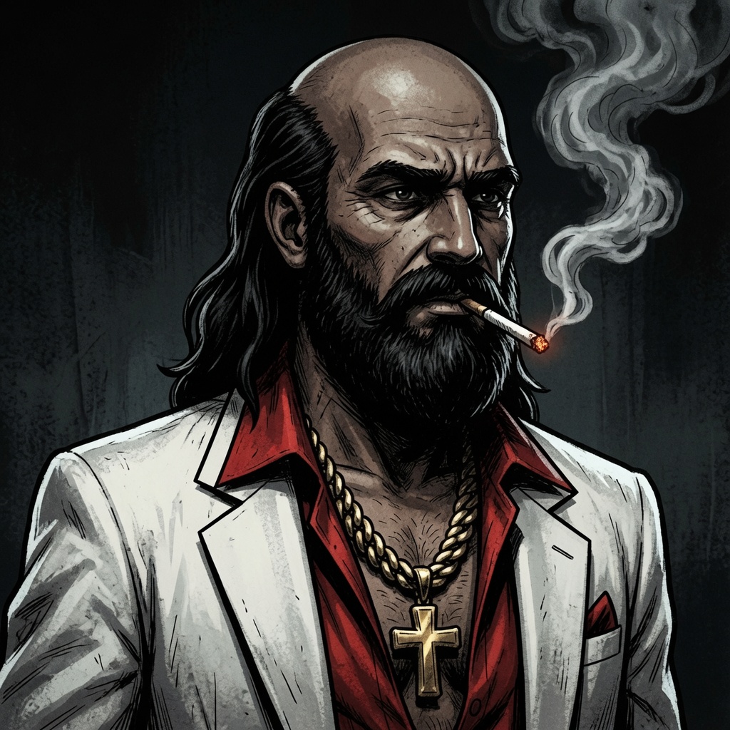 Bald Jesus — the prophet